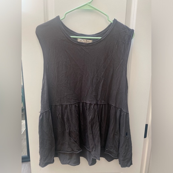 We The Free Tops - Free People Black Sleeveless Top